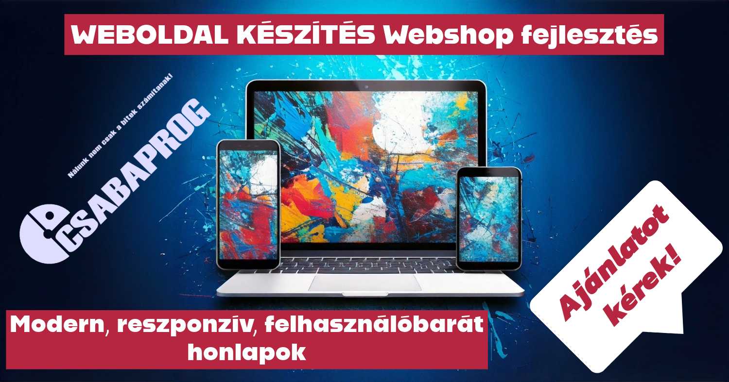 Weboldal készítés