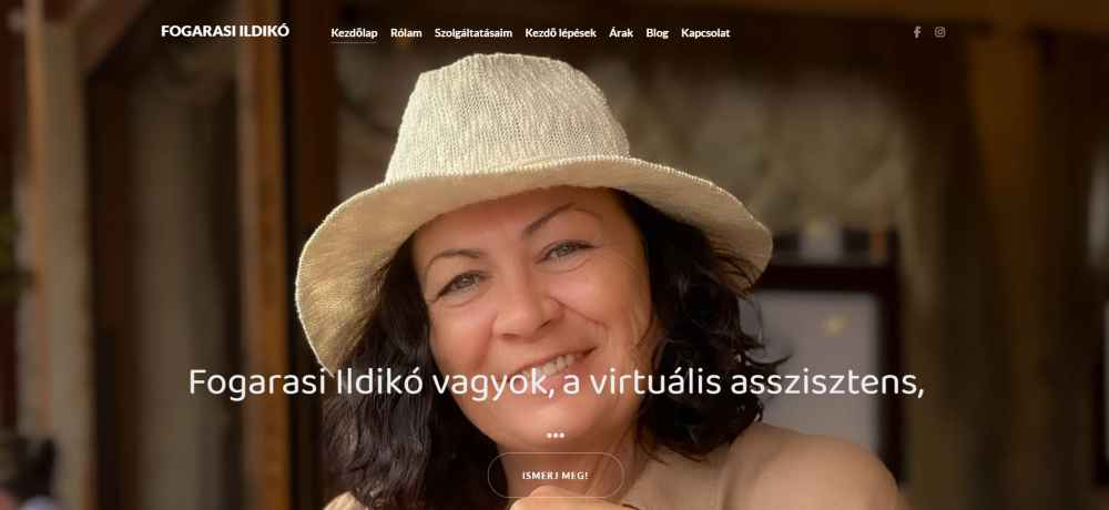 Fogarasi Ildikó virtuális asszisztens